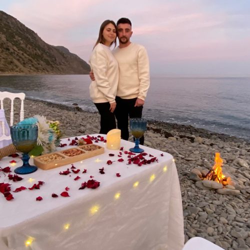 Uçmakdere Sahilde Evlilk Teklifi